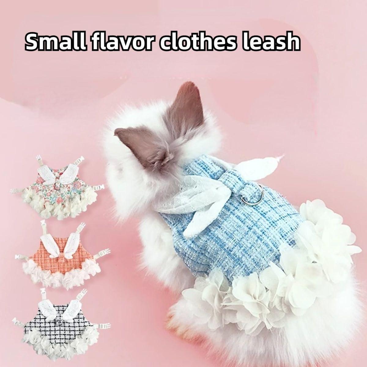 Conjunto Arnés y Correa para Conejos y Hurones Rosa M