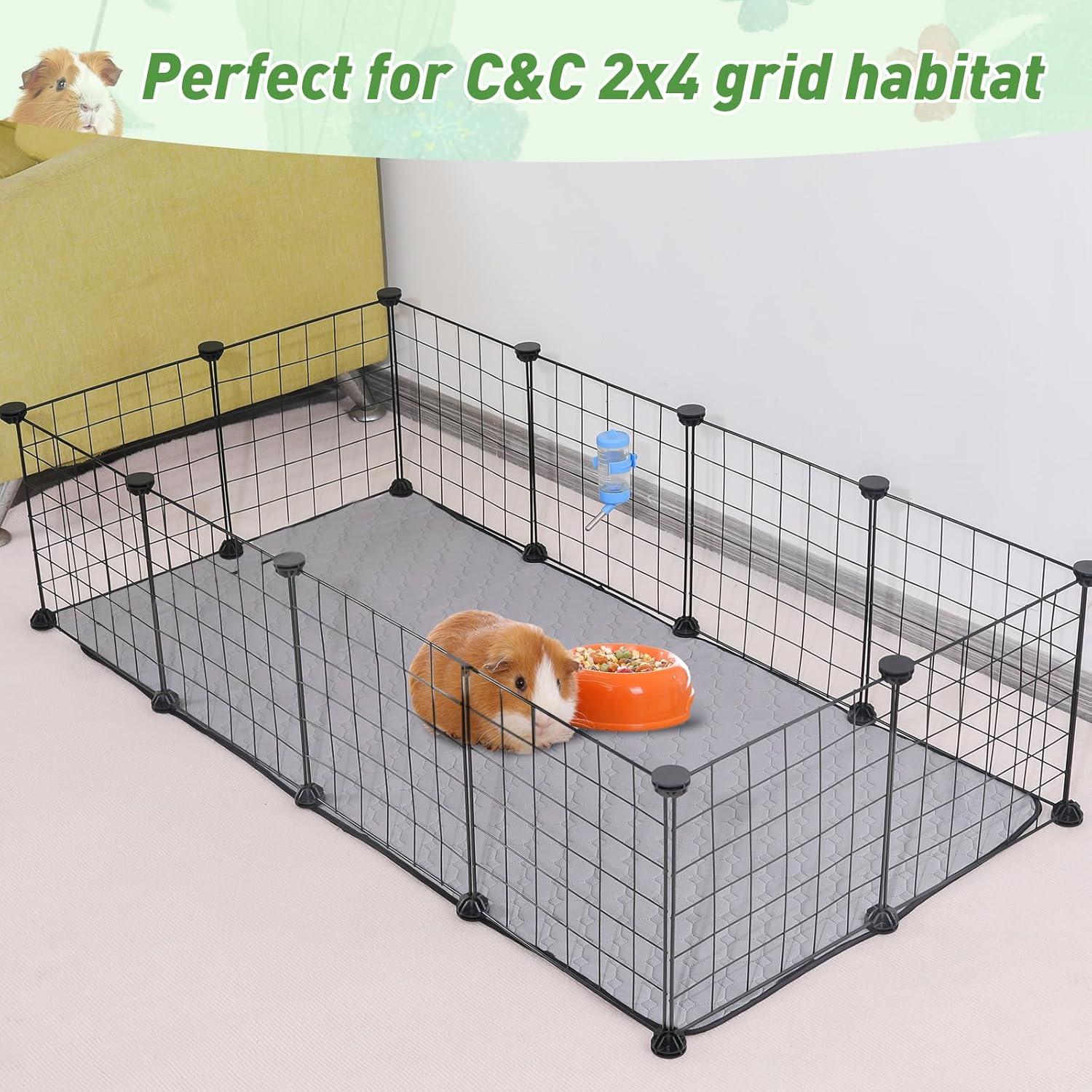 Forros de jaula para conejillos de indias LWYMX 61x119cm 2 unidades