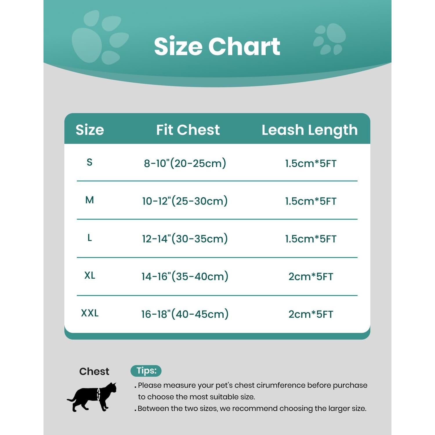 Arnés y Correa para Gatos FAYOGOO Verde a Prueba de Escape