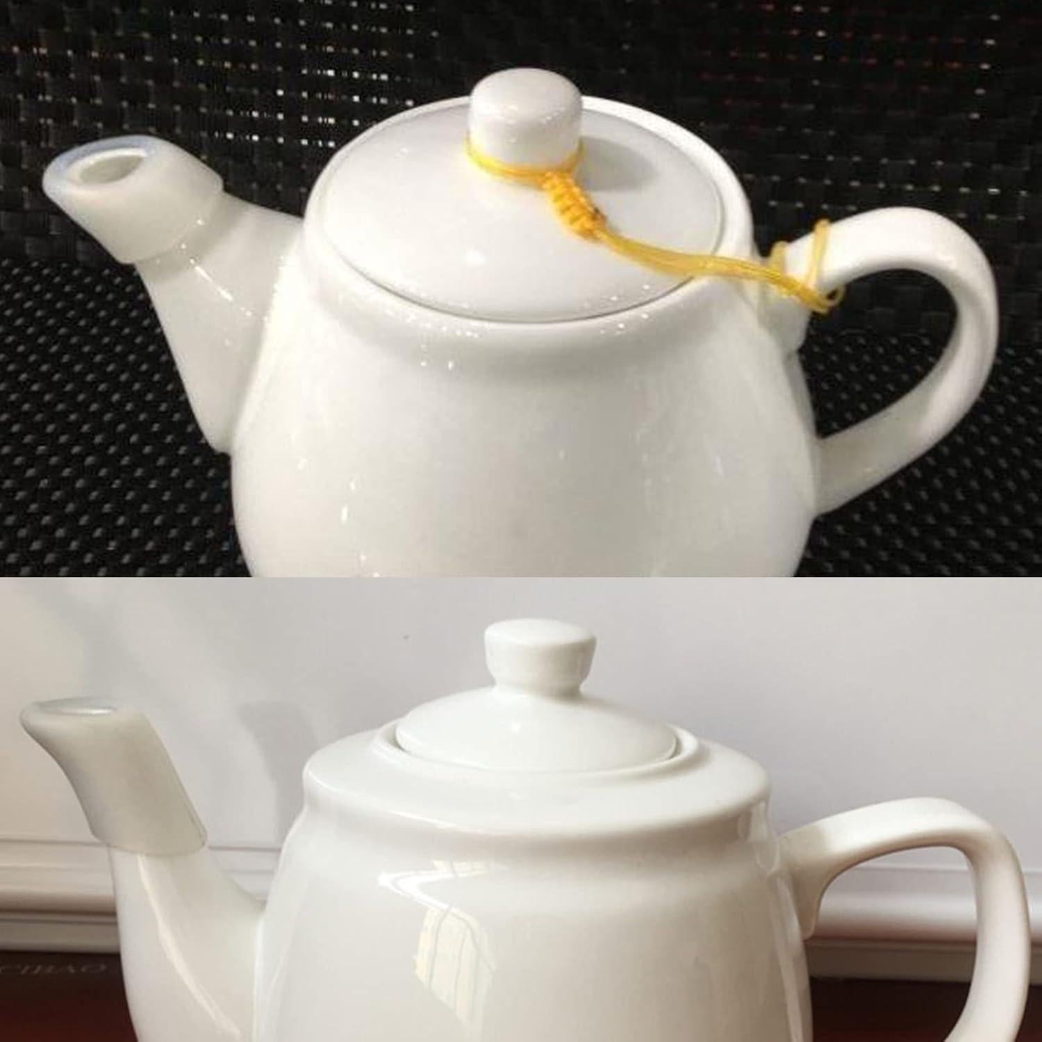 Funda de pico de tetera de silicona Airuich 3pcs Blanco