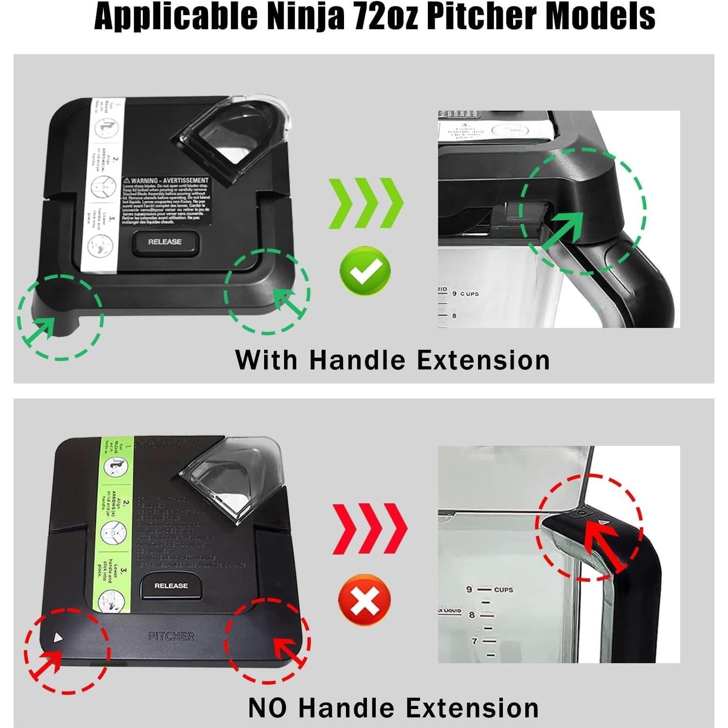 Tapa de Reemplazo para Licuadora Ninja 72 oz - Vofiiln