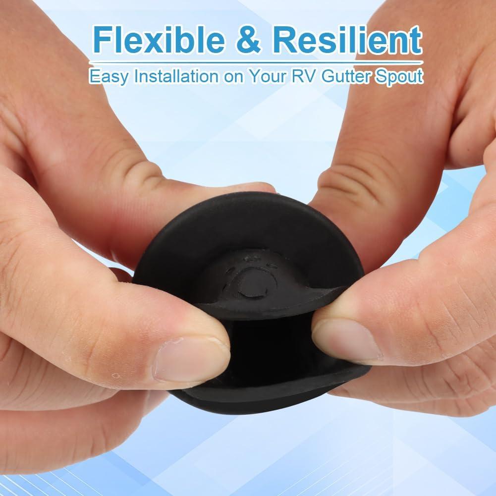 Tapas de Desagüe para RV Safoner - 4 Piezas Protección Goma