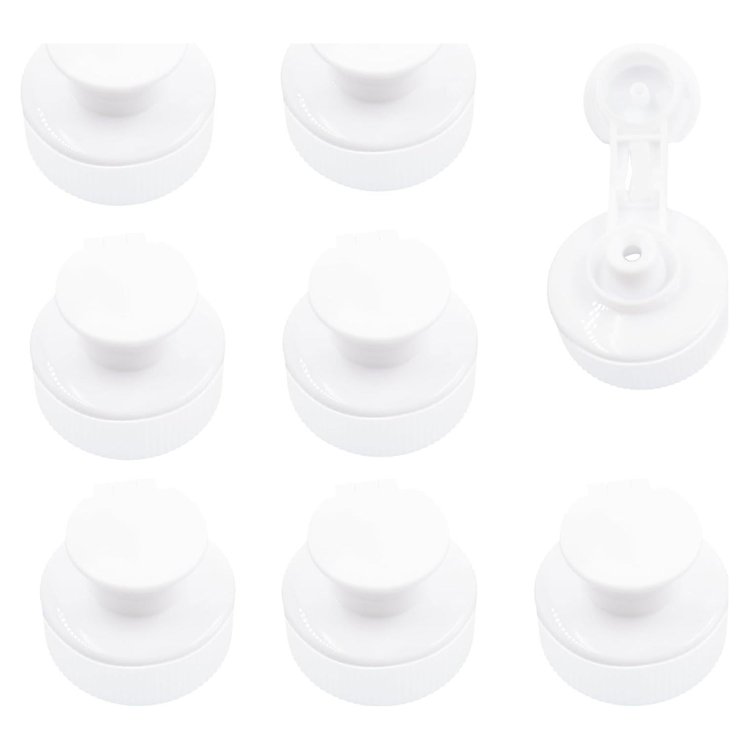 50 Tapas de Reemplazo Push Pull Hiyoo 28mm Plástico Blanco