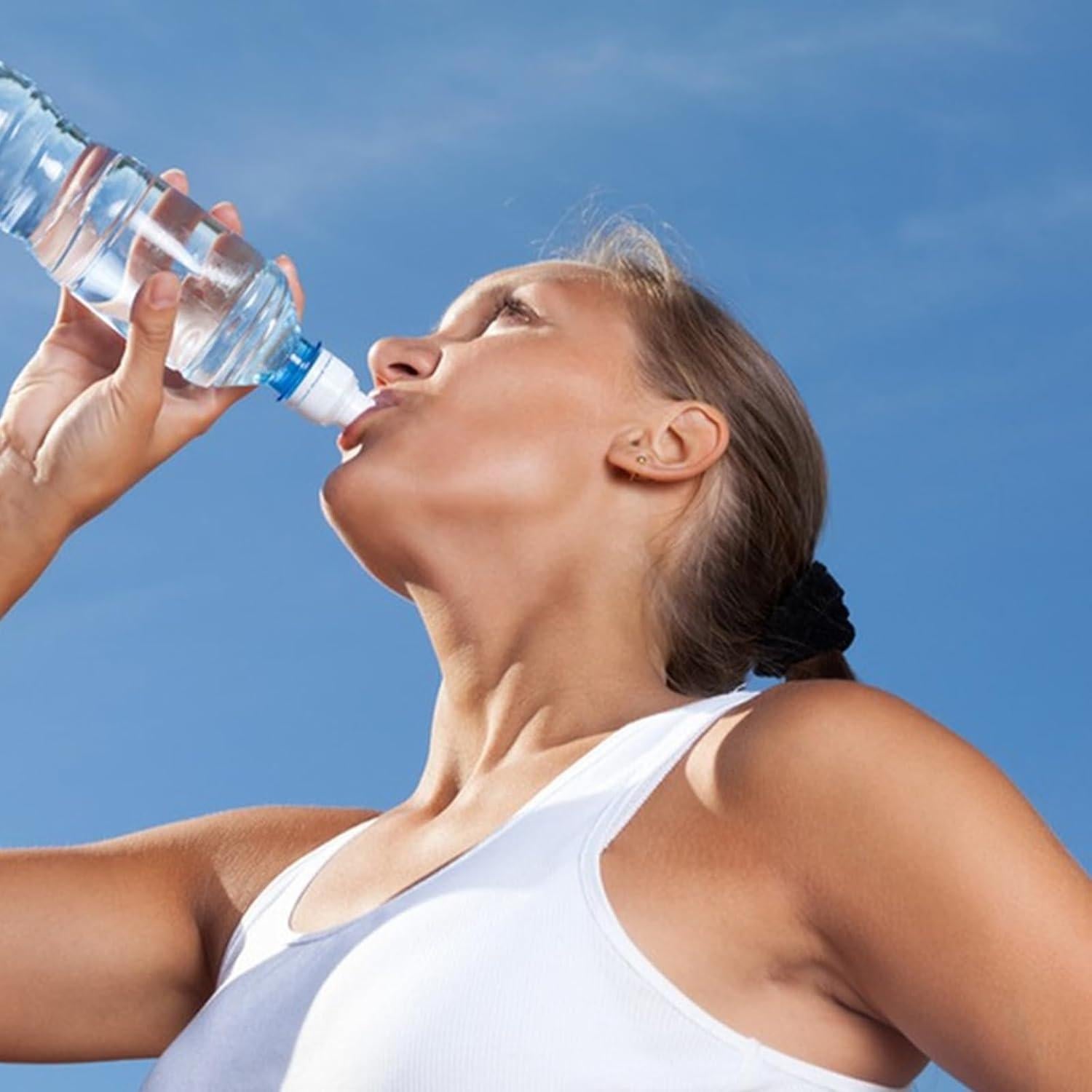 50 Tapas de Reemplazo Push Pull Hiyoo 28mm Plástico Blanco