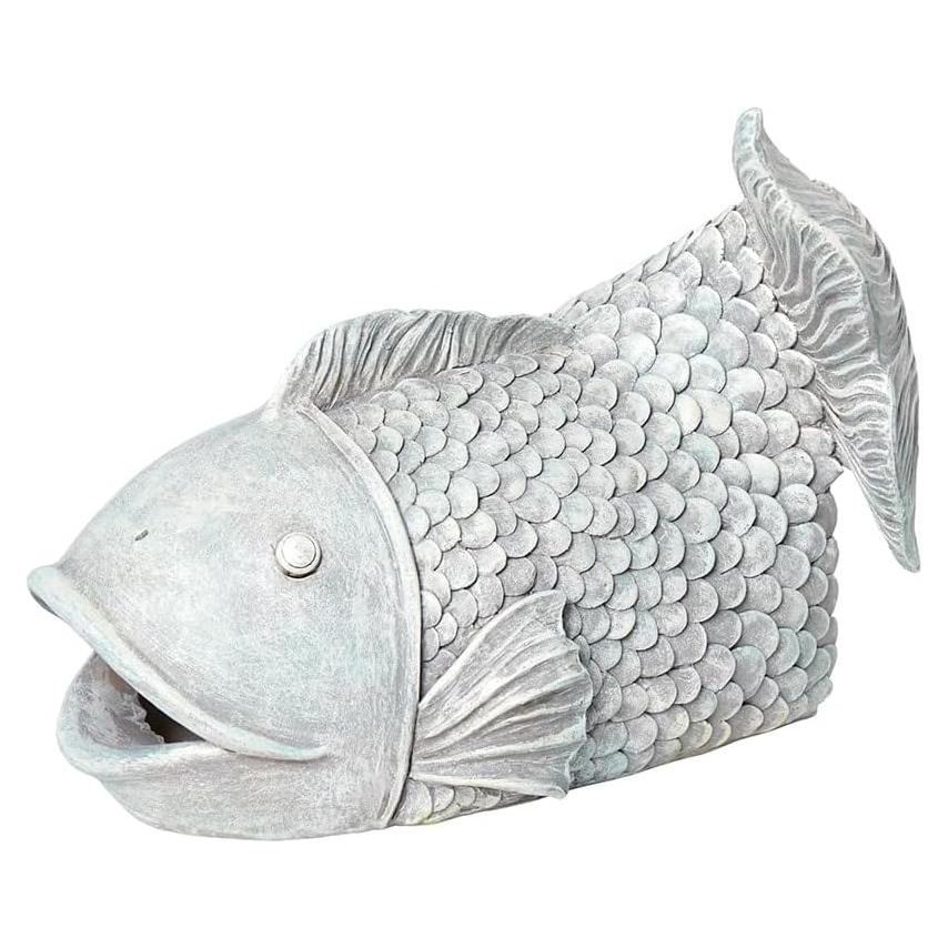 Cubierta de Bajante de Pescado Lakeside 24.13x17.15cm Resina