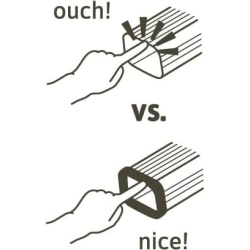 Tapa de Seguridad para Bajantes 5.08x7.62cm SpoutTrim - Paquete de 4