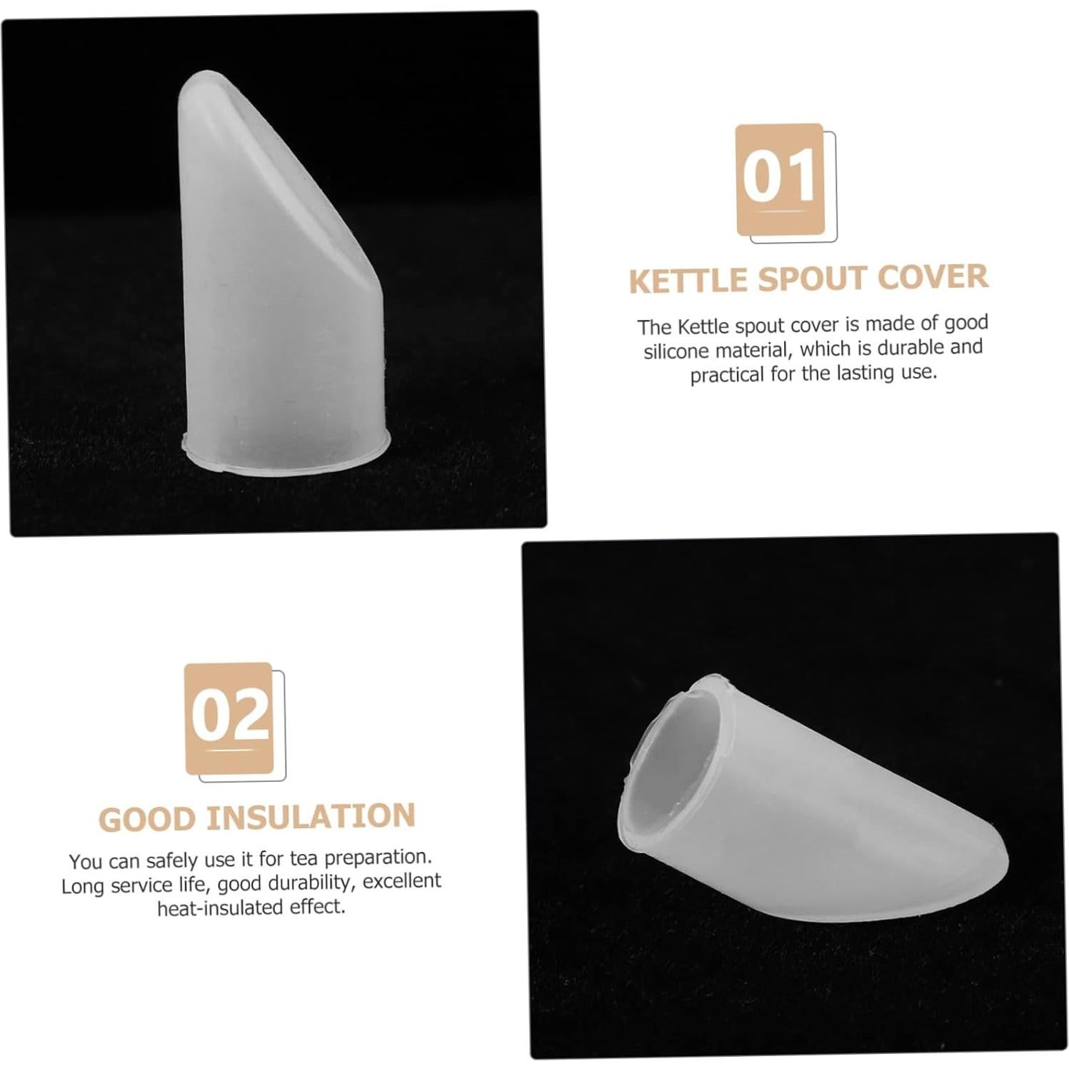 Cubiertas de Pico de Tetera Silicona 2 Piezas Antifugas