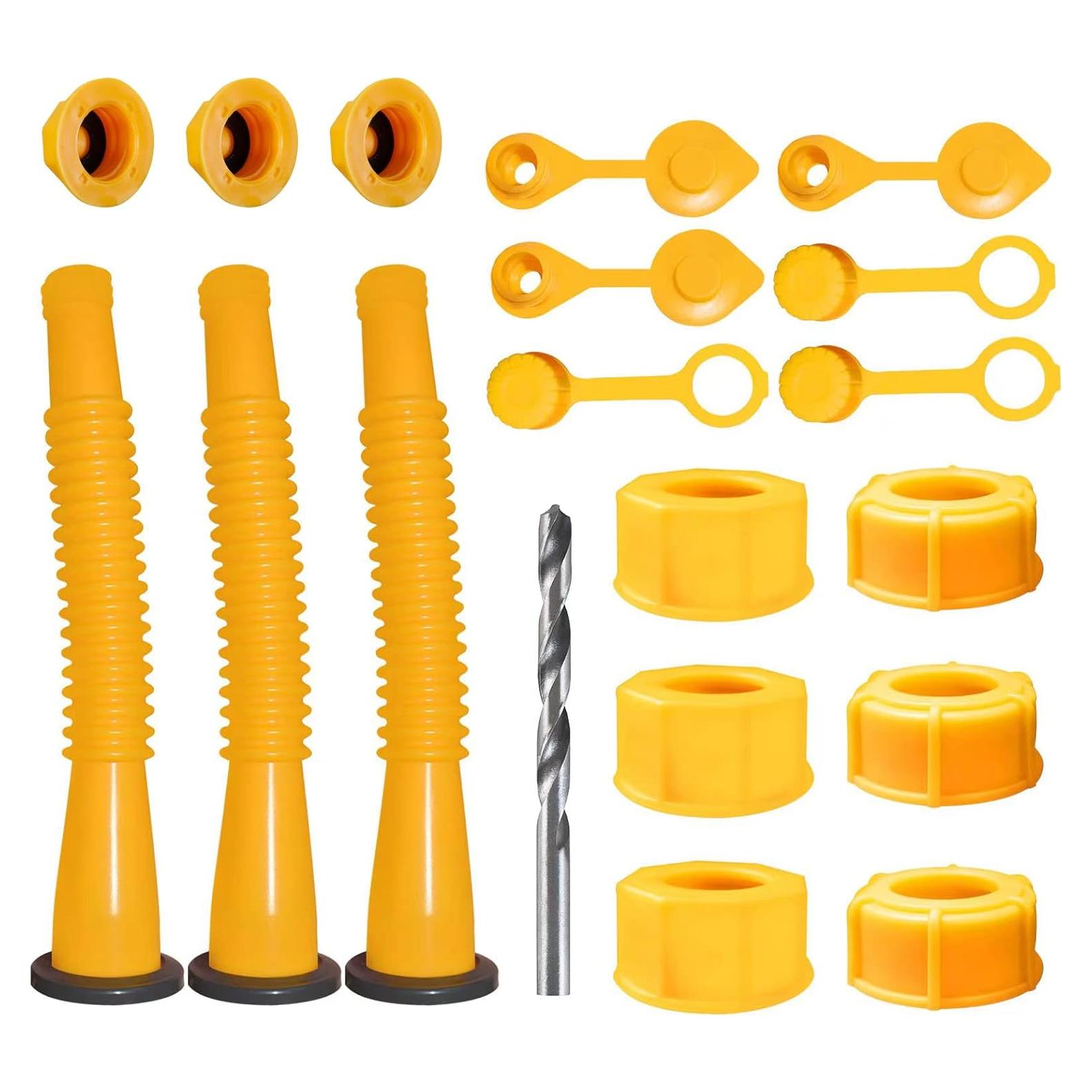 Kit de Reemplazo Boquilla de Lata de Gas FOANRIY Amarillo