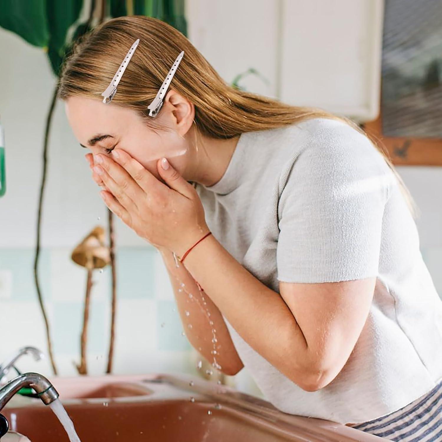 Clips de Cabello Metalicos Yoyokid 60PCS 8.9cm para Estilizar