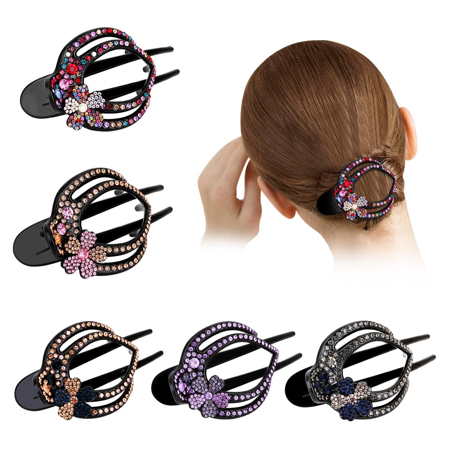 Clips para el Cabello JOYFISCO 5 Pcs Corazón y Pico de Patito