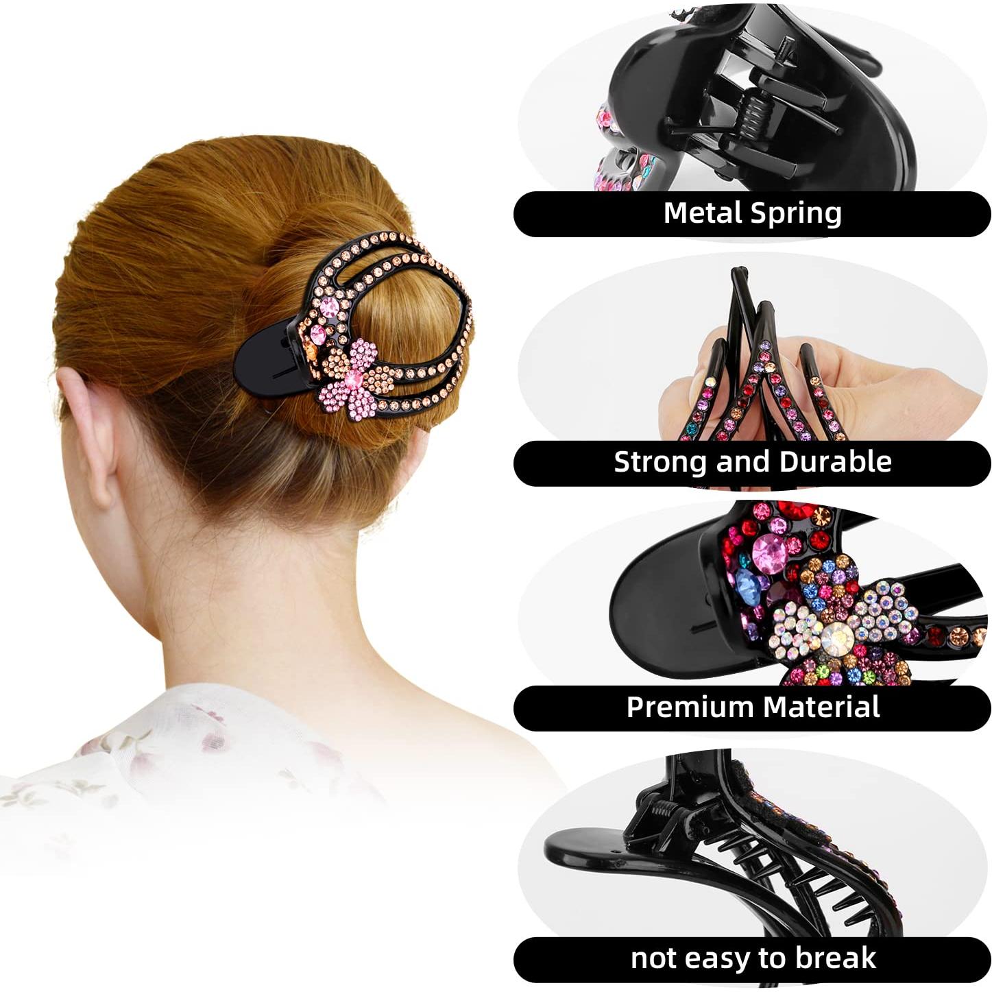 Clips para el Cabello JOYFISCO 5 Pcs Corazón y Pico de Patito