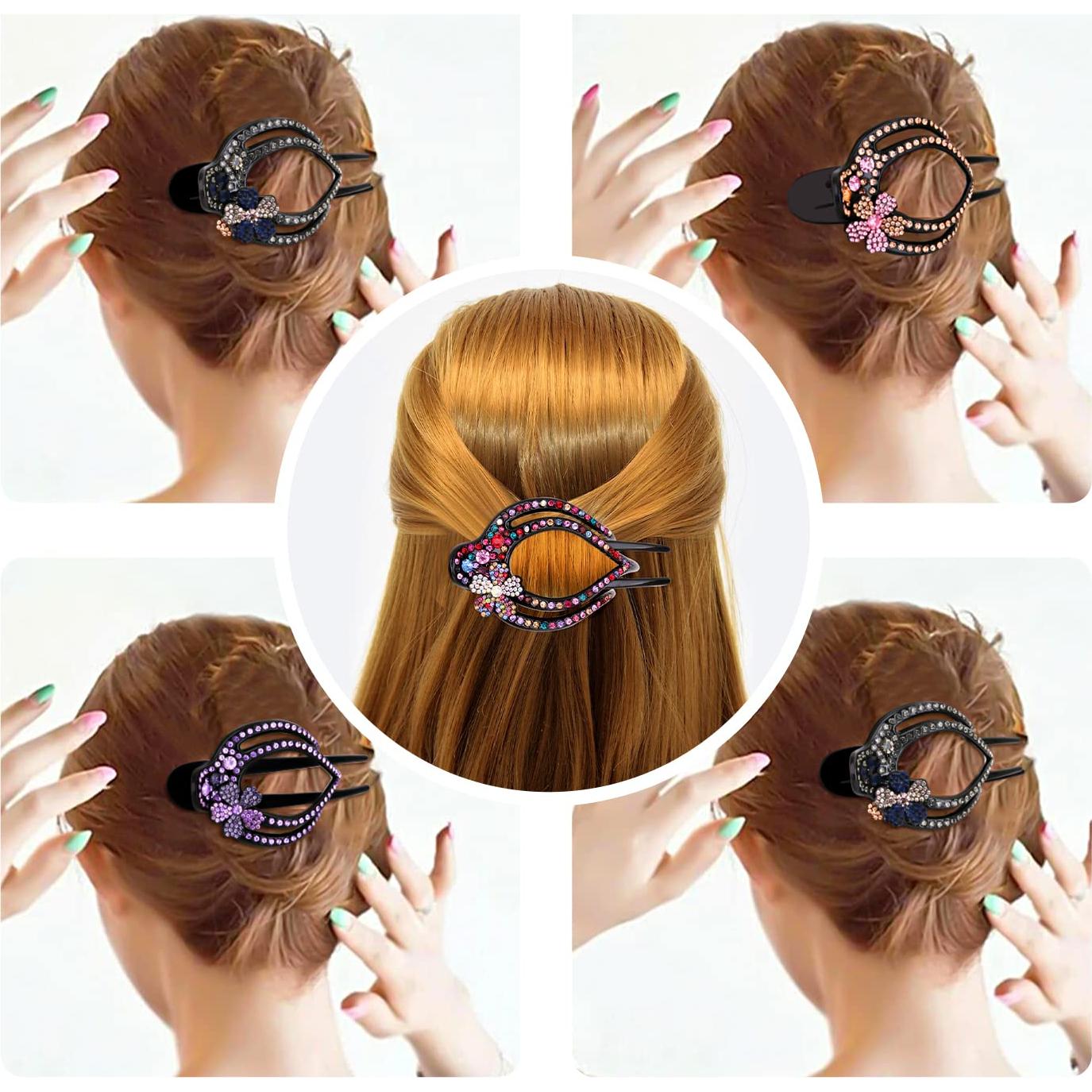 Clips para el Cabello JOYFISCO 5 Pcs Corazón y Pico de Patito