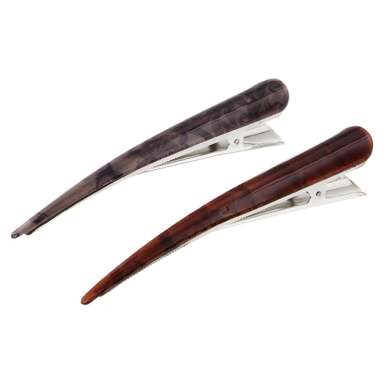 Pinzas para el cabello FRCOLOR grandes 2 piezas - Dientes anchos