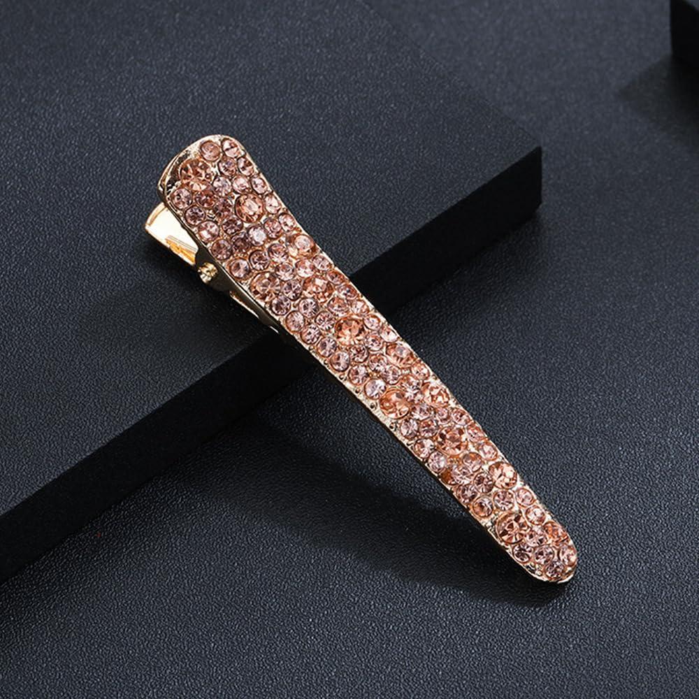 Clips de Pelo Yusier 8pcs Aleación con Perlas y Strass