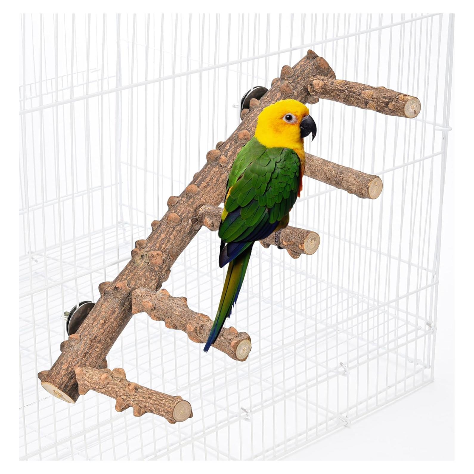 Soporte de Escalera para Aves CozyCabin - 100% Madera Natural