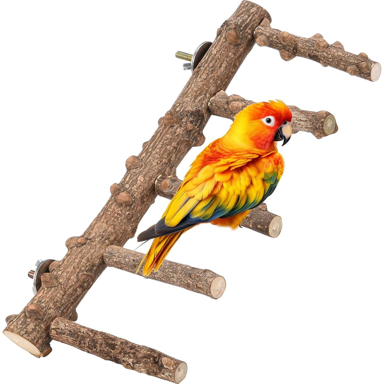 Soporte de Escalera para Aves CozyCabin - 100% Madera Natural