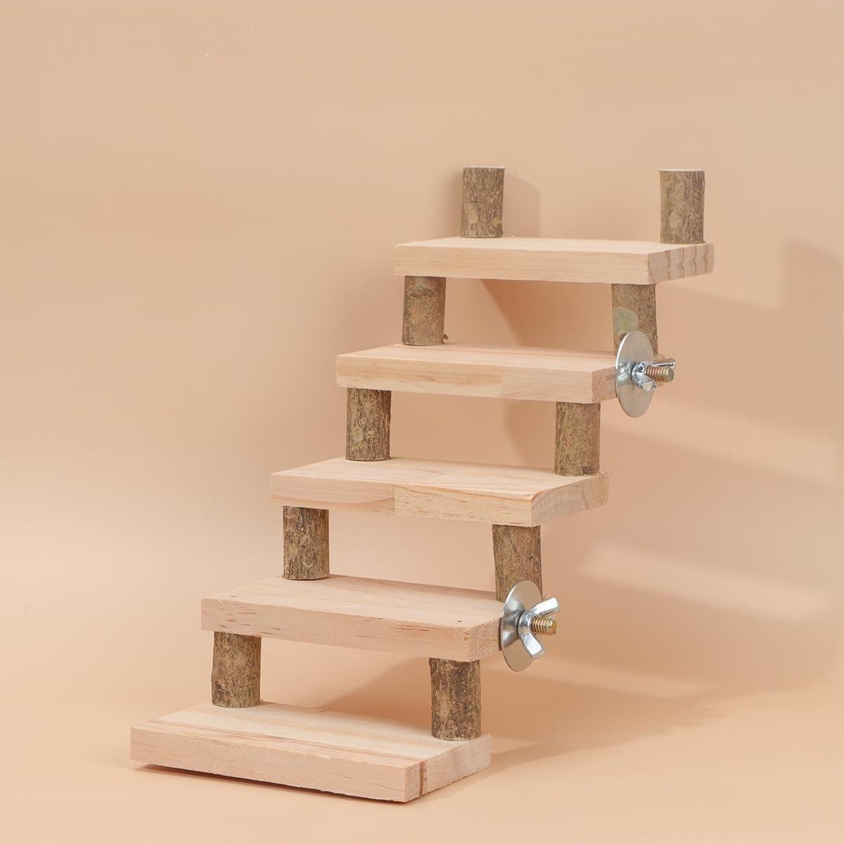 Juguete de Escalada FRCOLOR para Hámster y Aves - 5 Escaleras