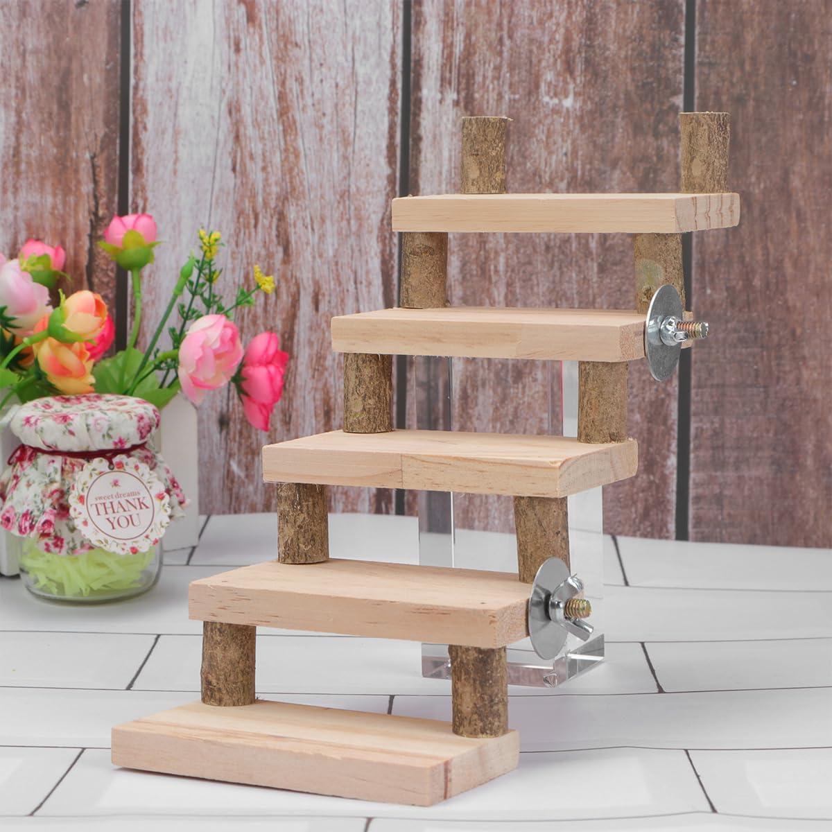 Juguete de Escalada FRCOLOR para Hámster y Aves - 5 Escaleras