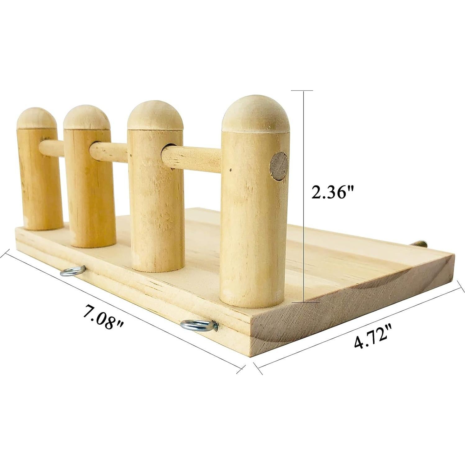 Soporte de Juegos para Aves CAREUPET con Escalera y Columpio