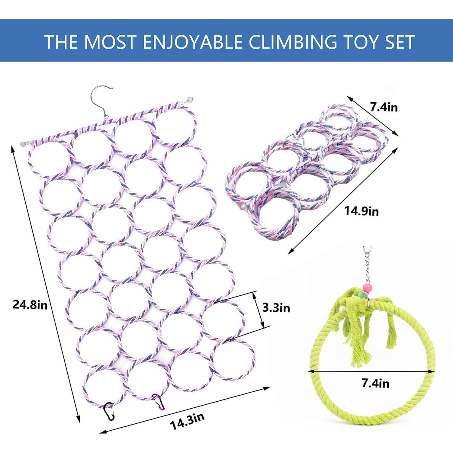 Paquete de 3 Juguetes Colgantes para Mascotas Sysmashing