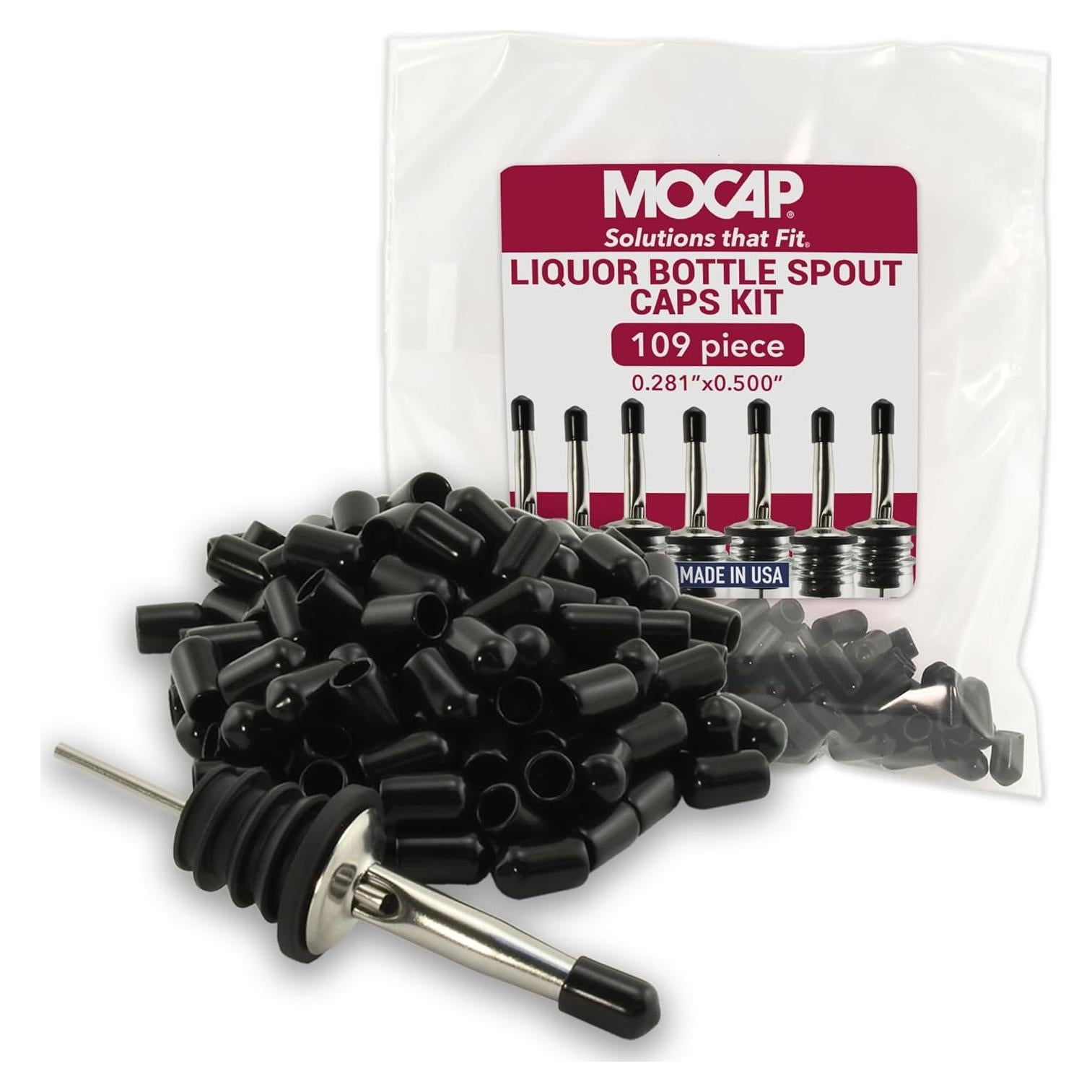 Kit de Tapas para Botellas MOCAP 109 Unidades Ajuste Seguro