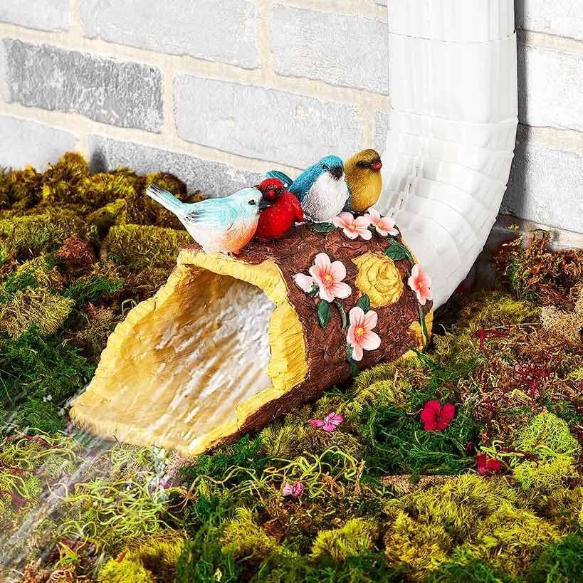 Cubierta de Bajante de Resina La Colección Lakeside - Pájaro