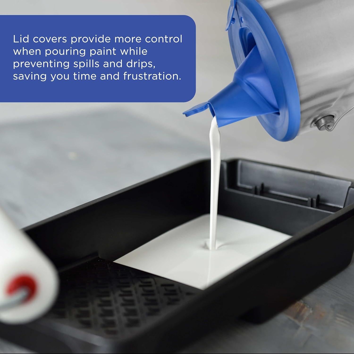 Tapa de Lata de Pintura Master Airbrush 1 Galón - Paquete de 2