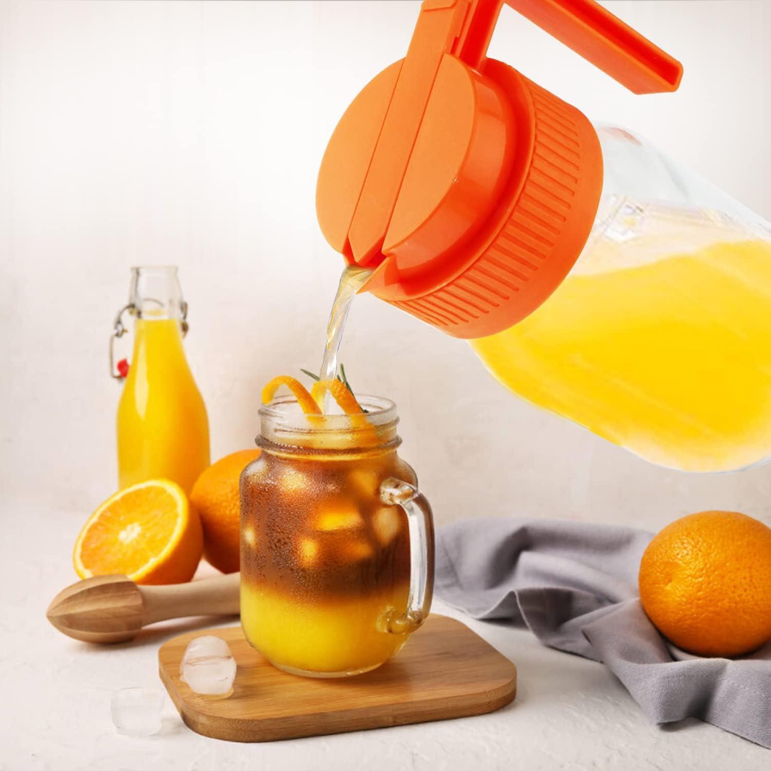 Tapa de vertido UineHiot para frascos Mason de boca ancha