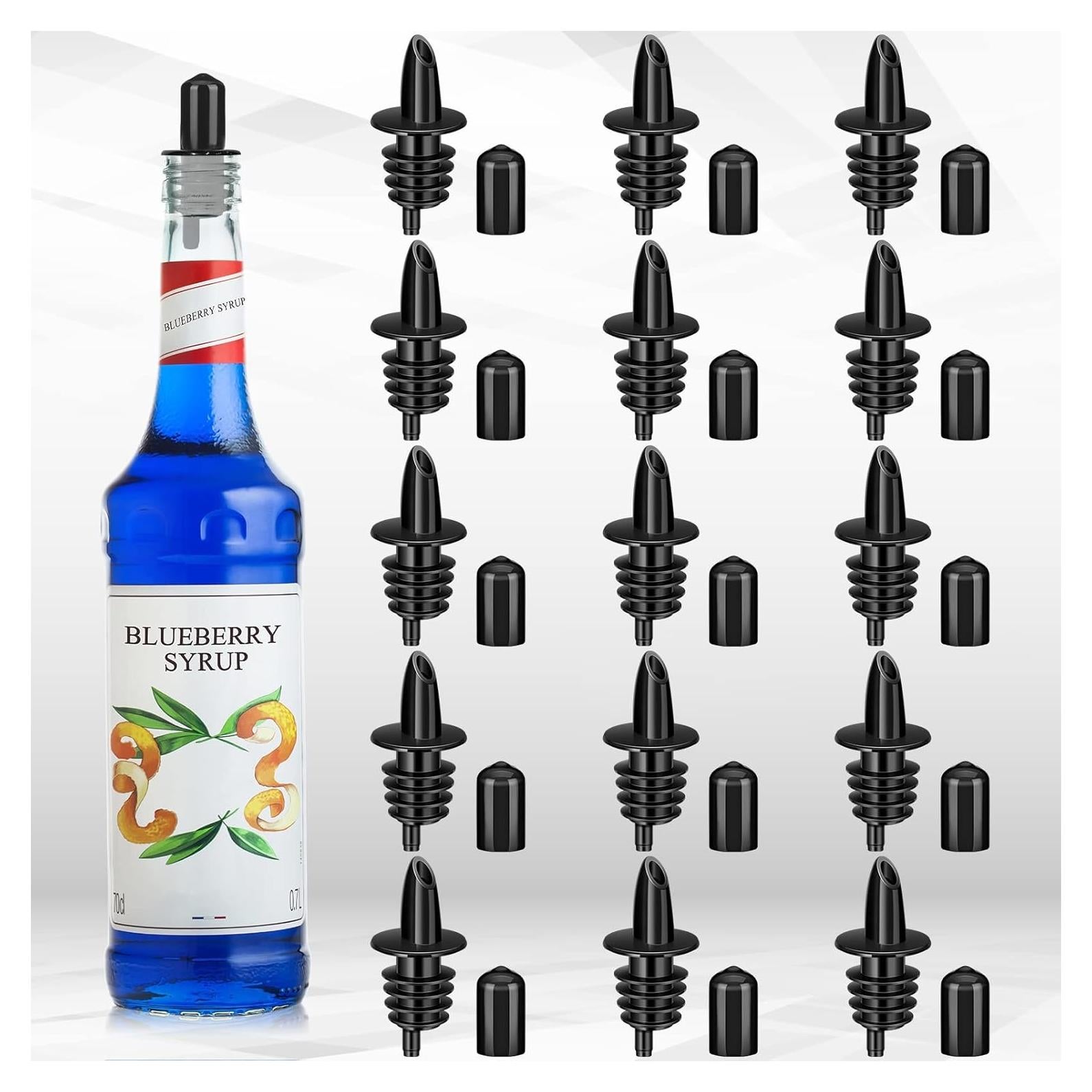 Vertedores de Botellas Honeydak 30 Pcs para Jarabes y Licor