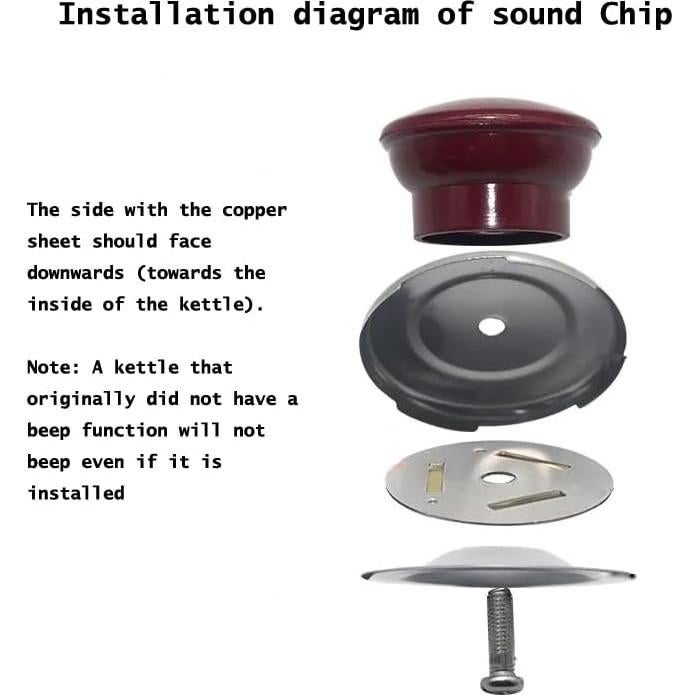 Paquete de 10 Chips de Sonido NentMent para Tetera
