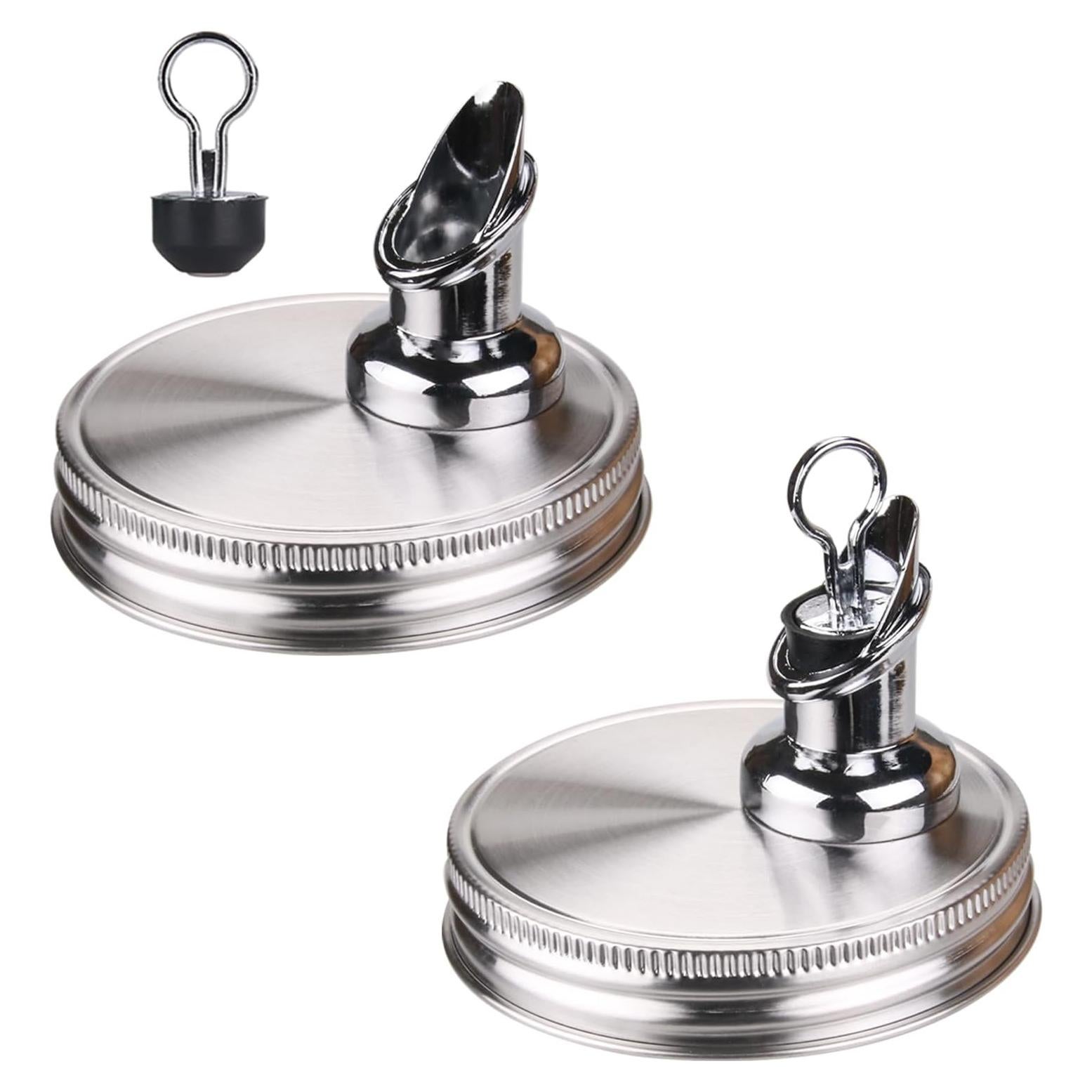 Pico de Vertido de Flujo Libre para Frascos Mason 86mm - ziHenryDa