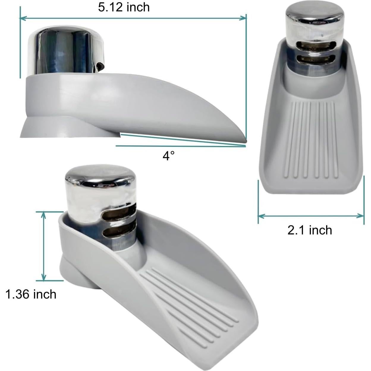 Cubierta de Salida de Aire para Lavavajillas NLDSDSPH - Silicona Gris y Negro