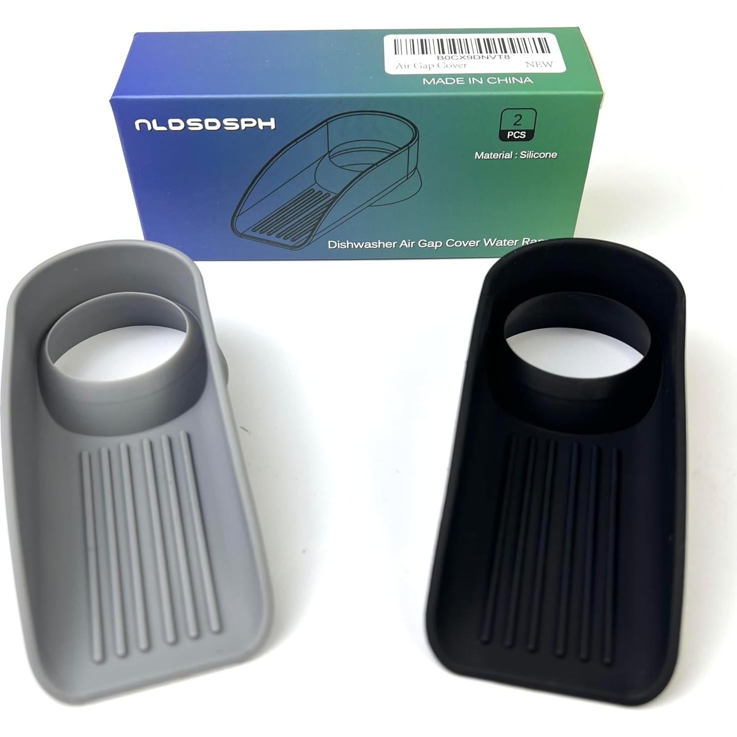 Cubierta de Salida de Aire para Lavavajillas NLDSDSPH - Silicona Gris y Negro