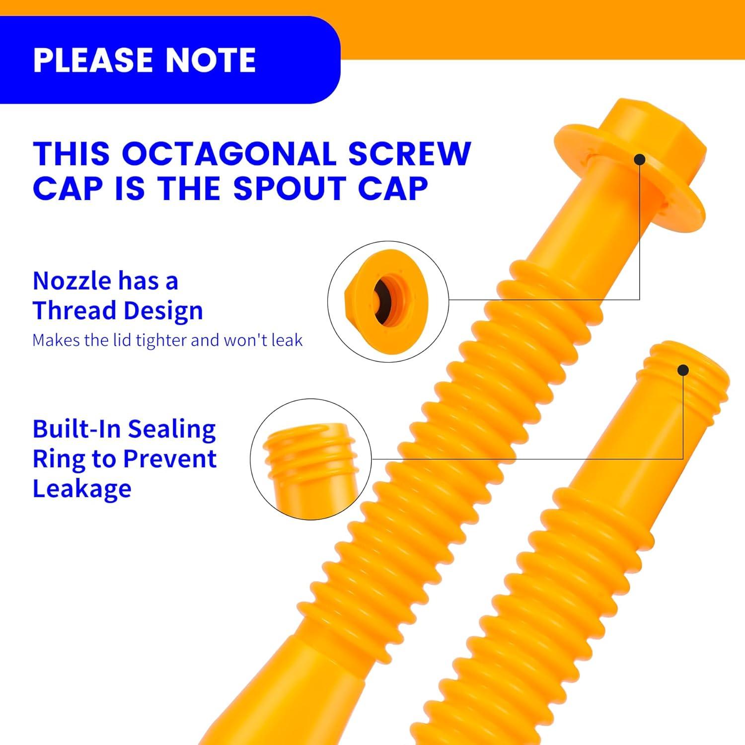 Kit de Reemplazo de Boquillas para Gasolina Nigvuys - 3 Piezas