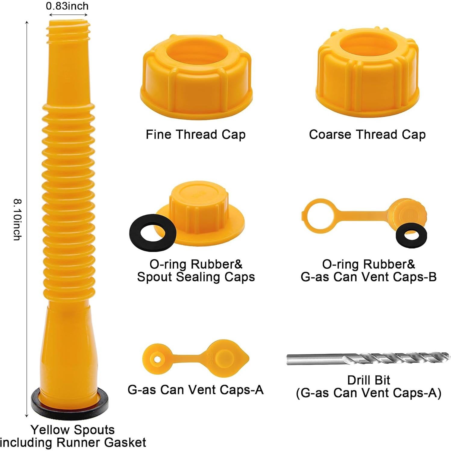 Kit de Reemplazo de Boquillas para Tanques Xxzhiho - 19 Piezas