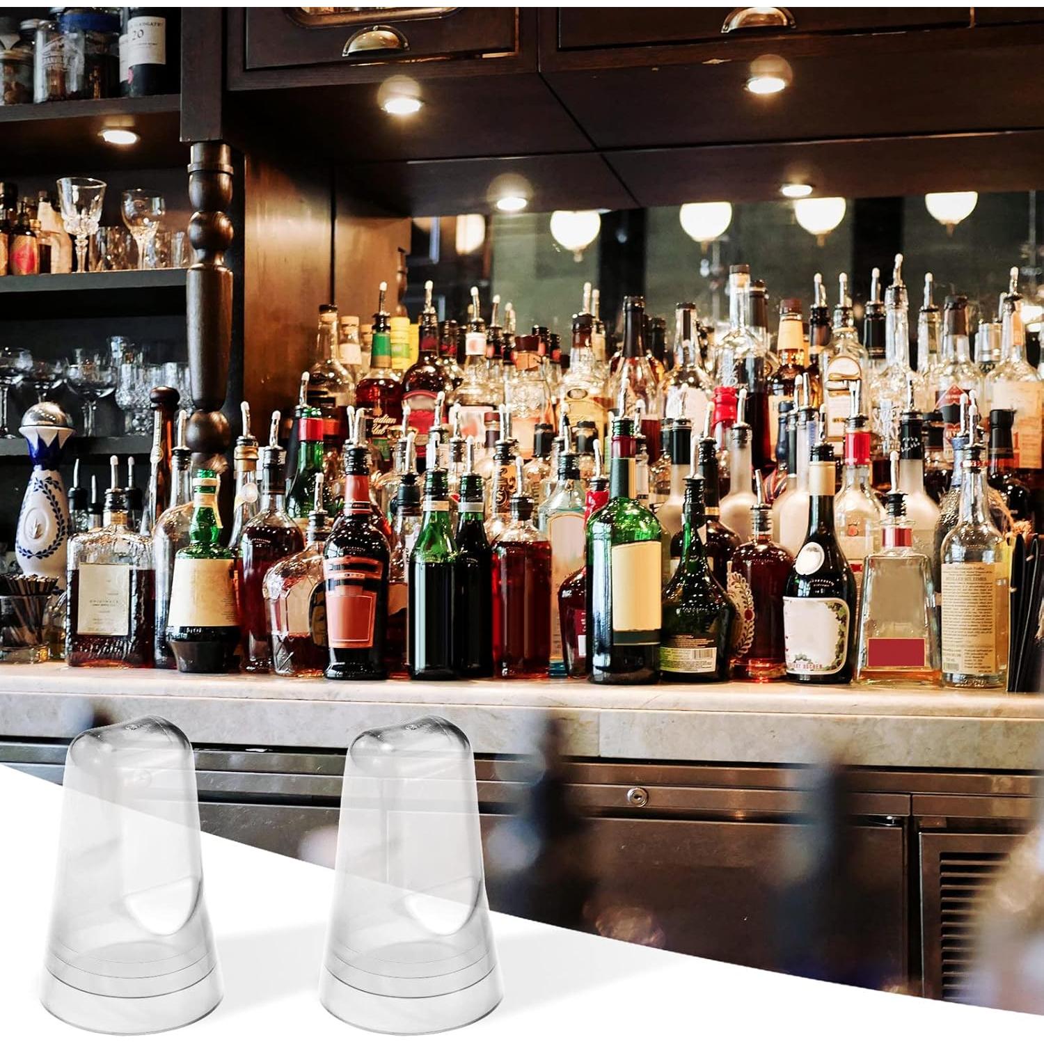 80 Tapas de Botellas de Licor Chengu - Cubiertas Transparentes