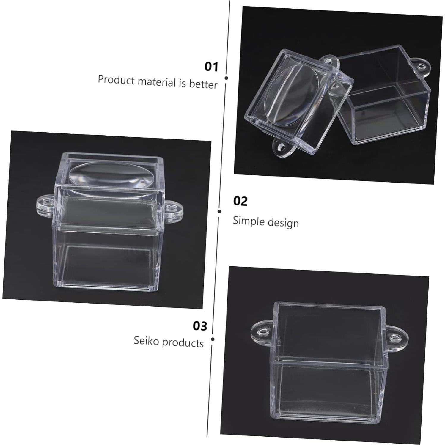 BESTonZON 10 Tarros Portátiles para Observación de Insectos
