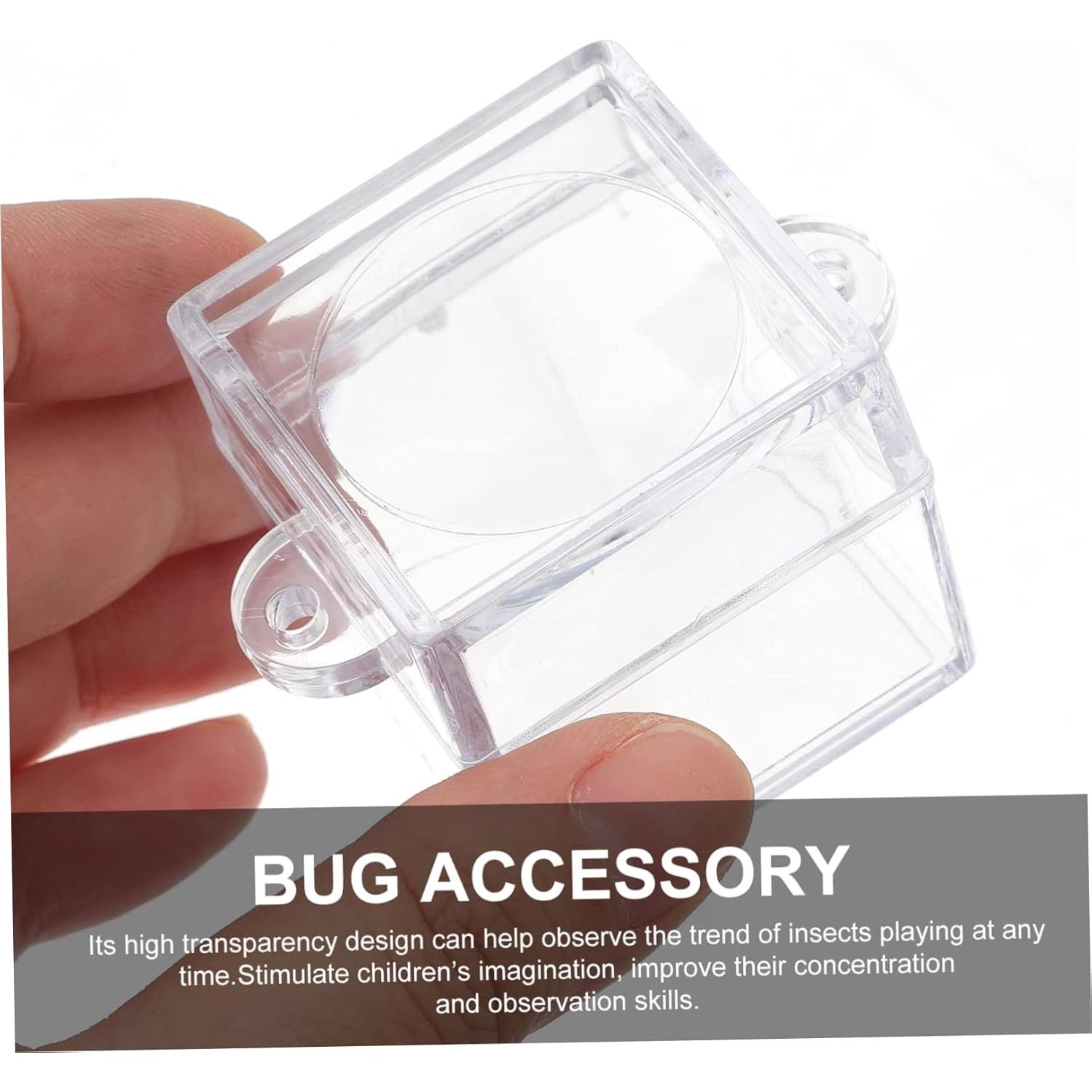 BESTonZON 10 Tarros Portátiles para Observación de Insectos