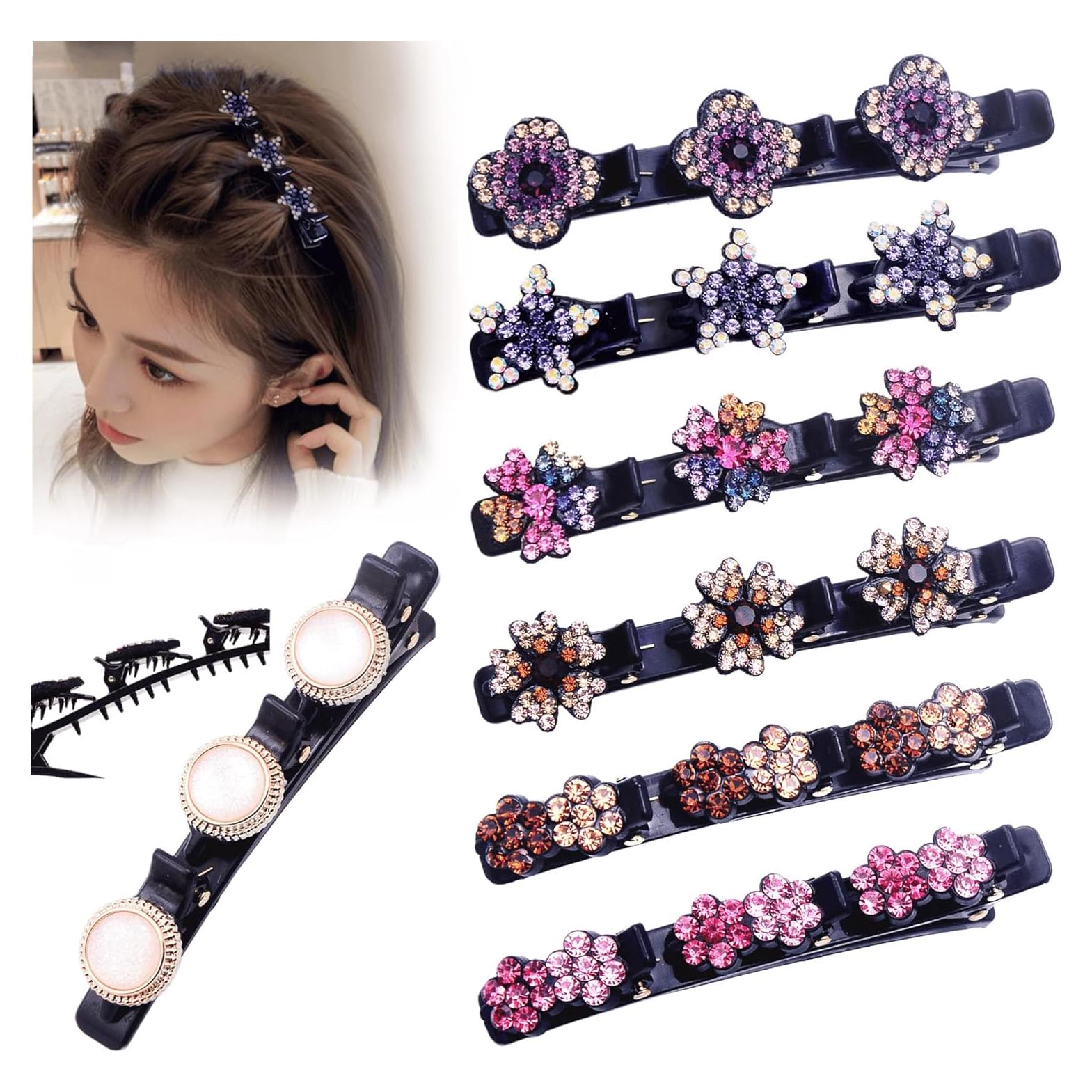 Set de 7 Pinzas para el Cabello FlaSloth con Cristales