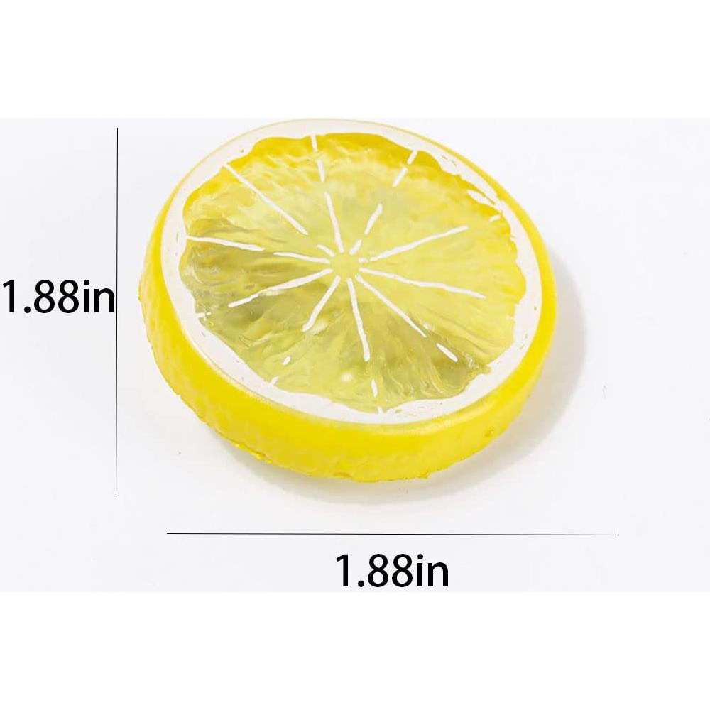 6 Clips para el Cabello de Limón KuuGuu Antideslizantes 5.08 cm