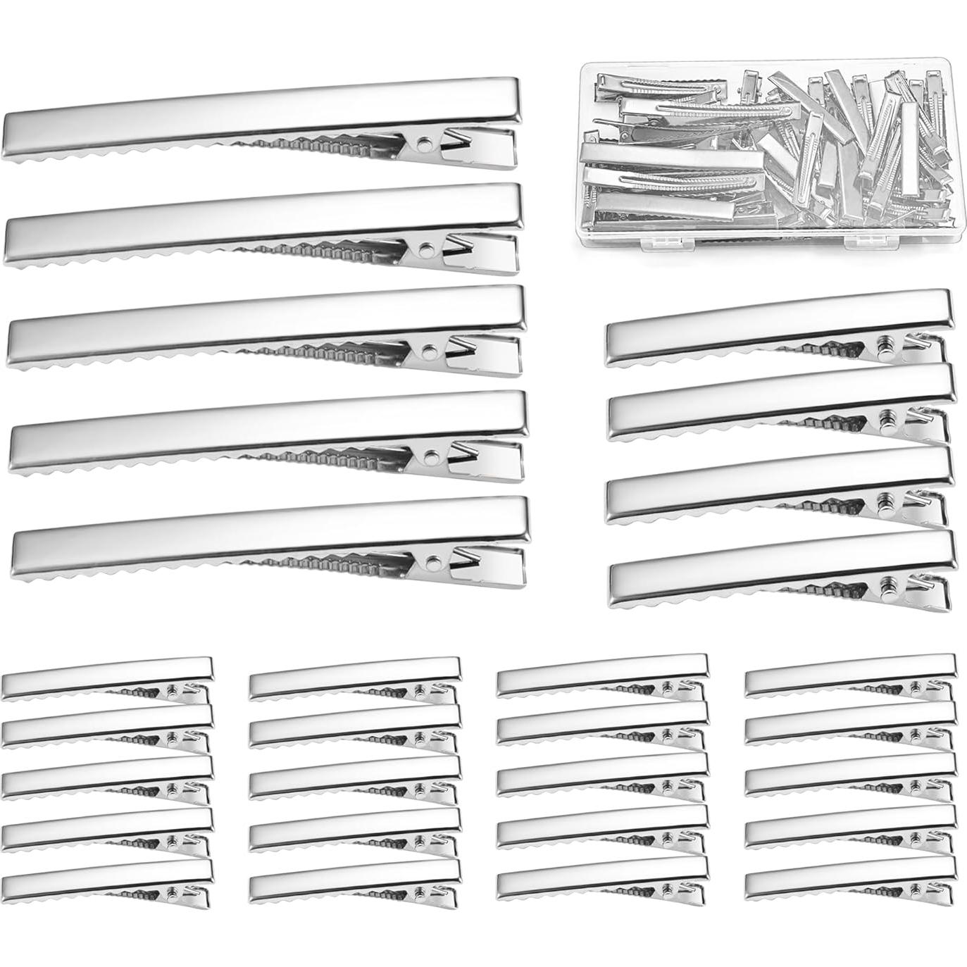 Juego de Accesorios para el Cabello Qoneyik - 45 Piezas Clips y Rizadores