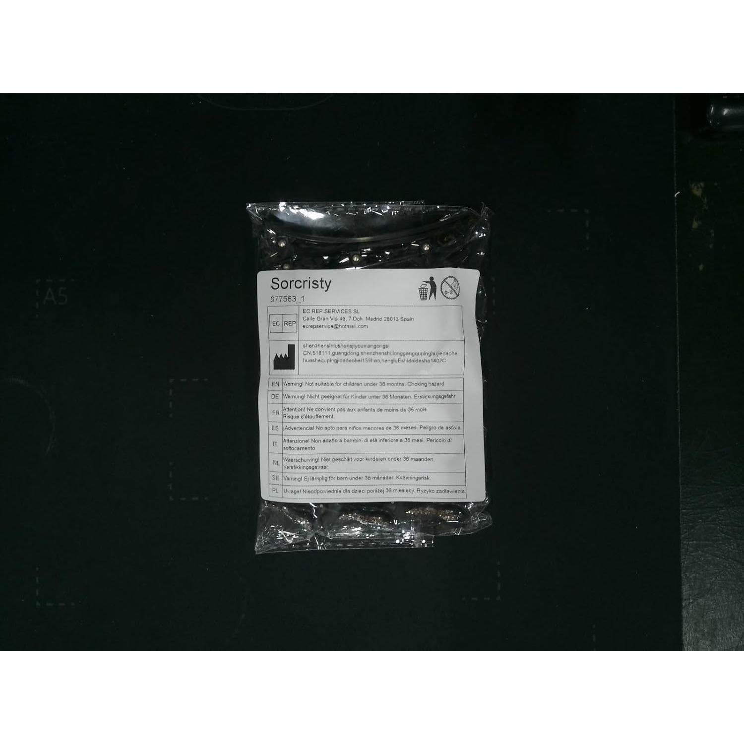 Juego de 6 Clips de Pelo Trenzados Sorcristy - Brillantes y Coloridos