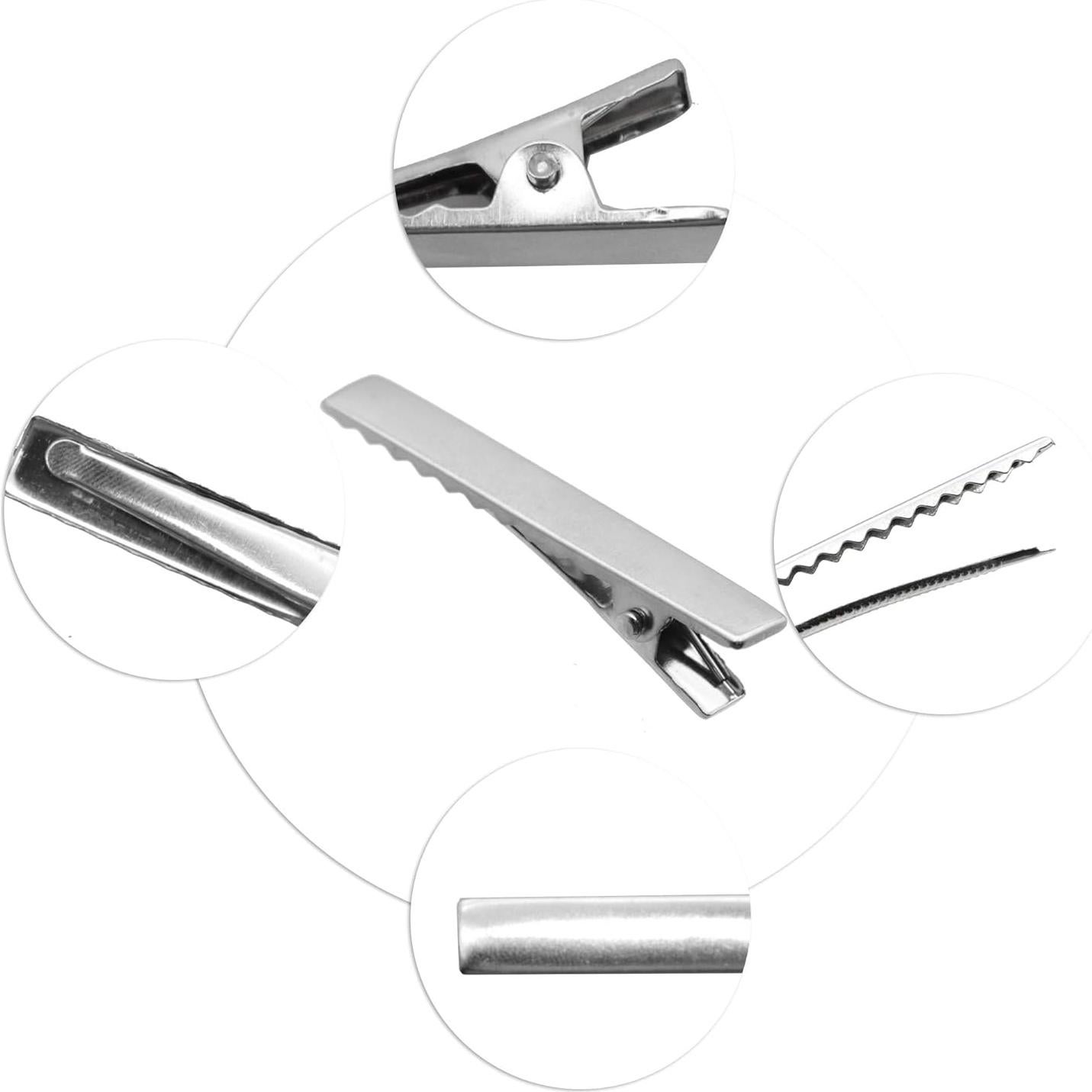 Pinzas de Pelo Tipo Caimán David Accessories 100 Piezas 55 mm