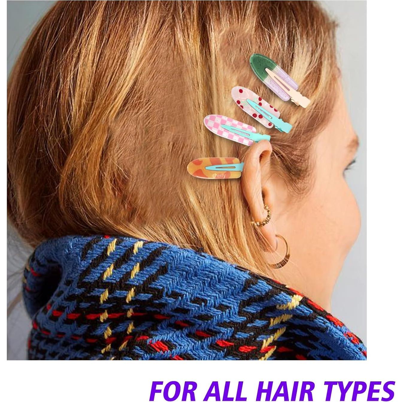 Clips para el Cabello Magicsky 12PCS Sin Pliegues 7.1cm