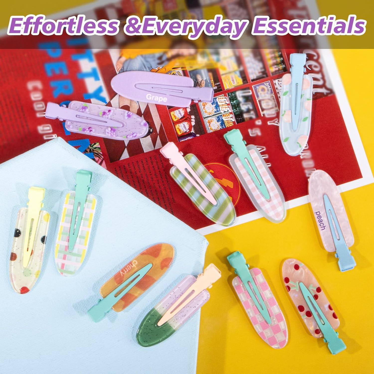 Clips para el Cabello Magicsky 12PCS Sin Pliegues 7.1cm