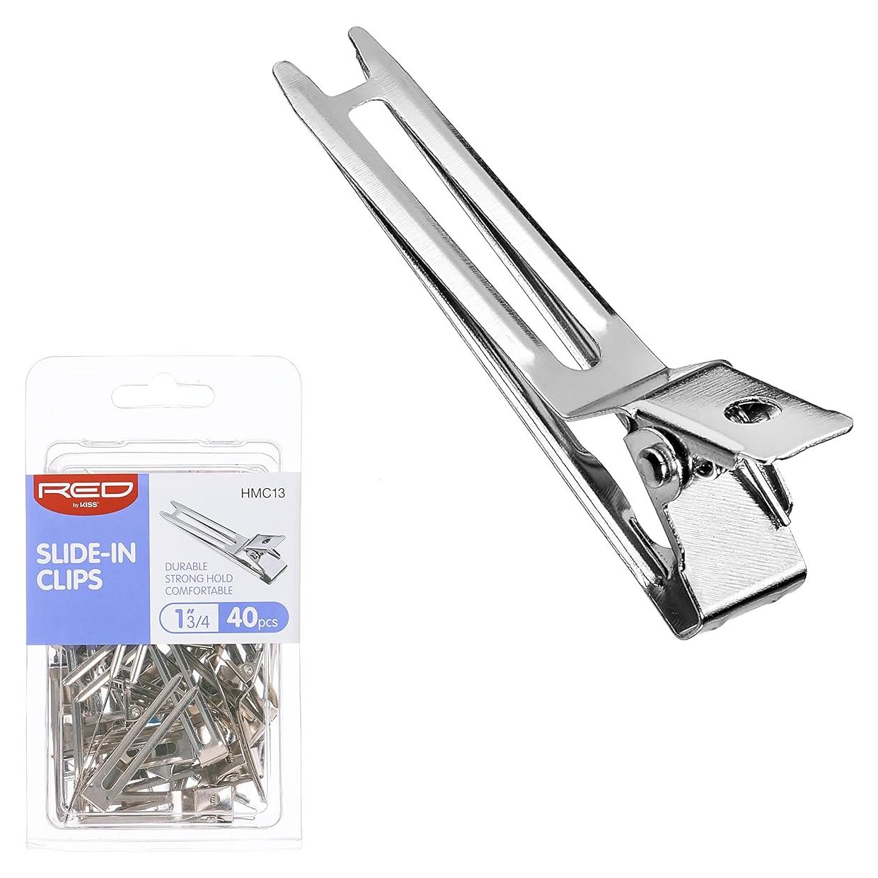 Clips para el Cabello RED by Kiss 40pcs 4.45cm Metal Duraderos