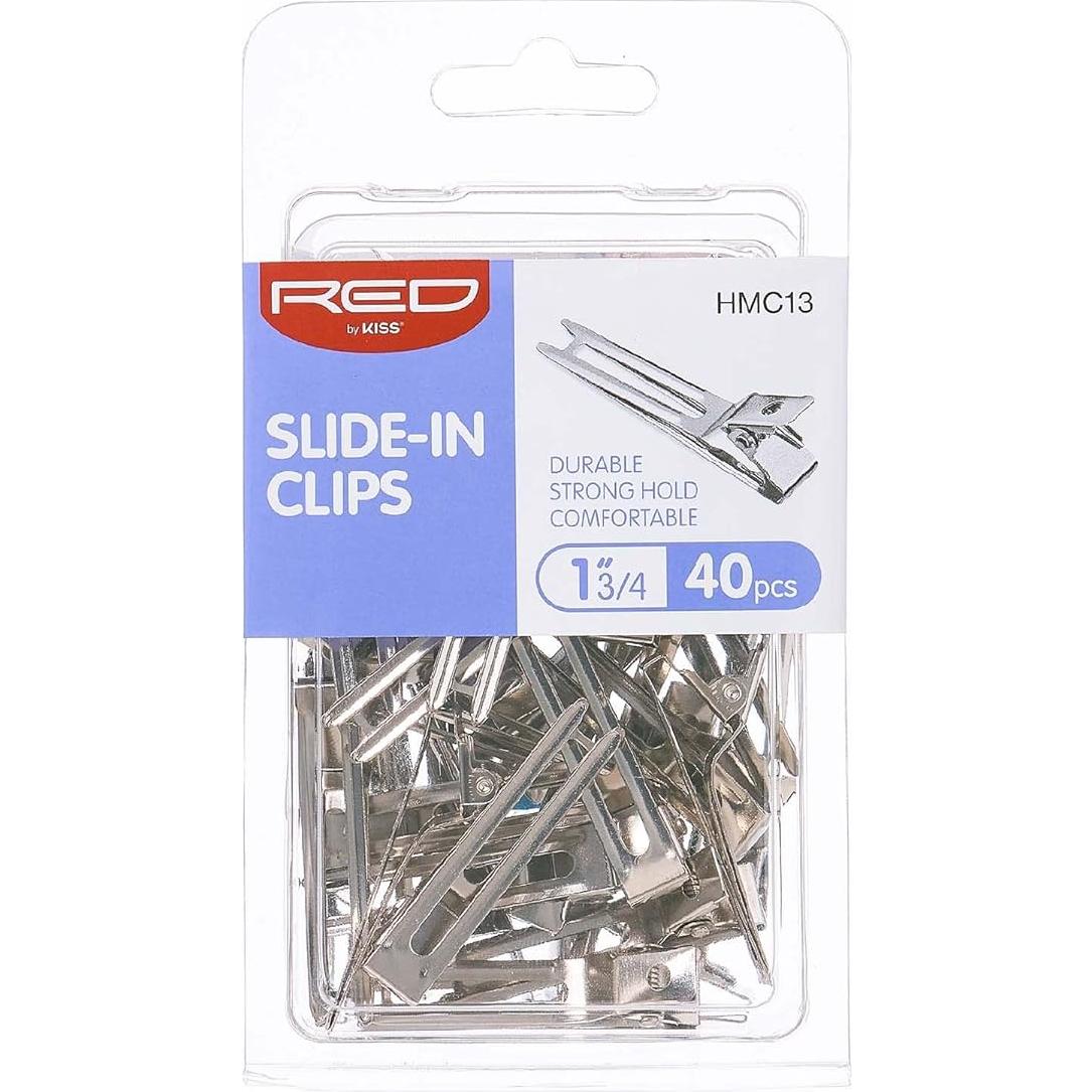 Clips para el Cabello RED by Kiss 40pcs 4.45cm Metal Duraderos