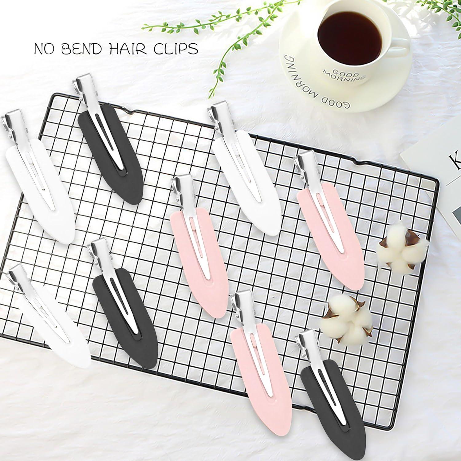 Clips de Cabello Sin Pliegues Cptots - 18 PZS, 3 Colores