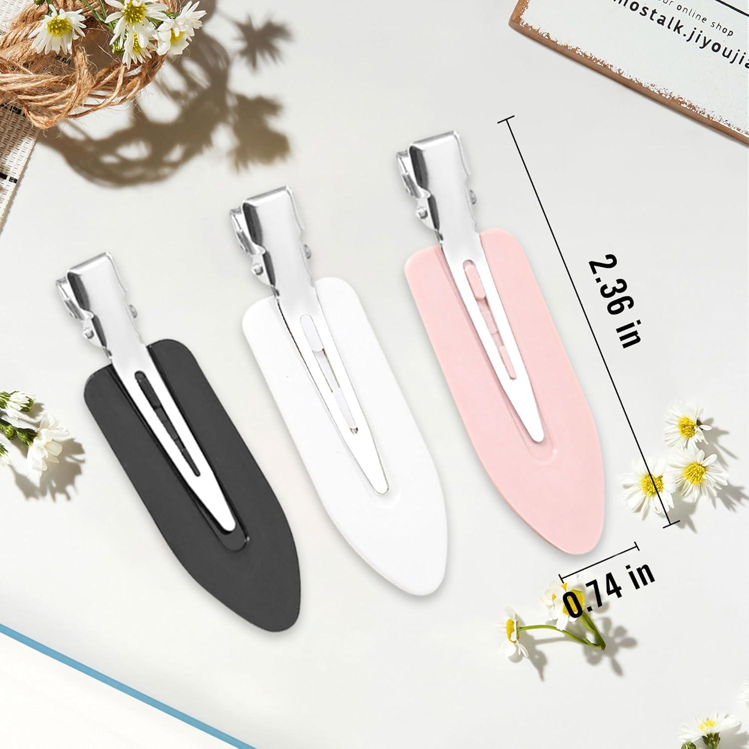 Clips de Cabello Sin Pliegues Cptots - 18 PZS, 3 Colores