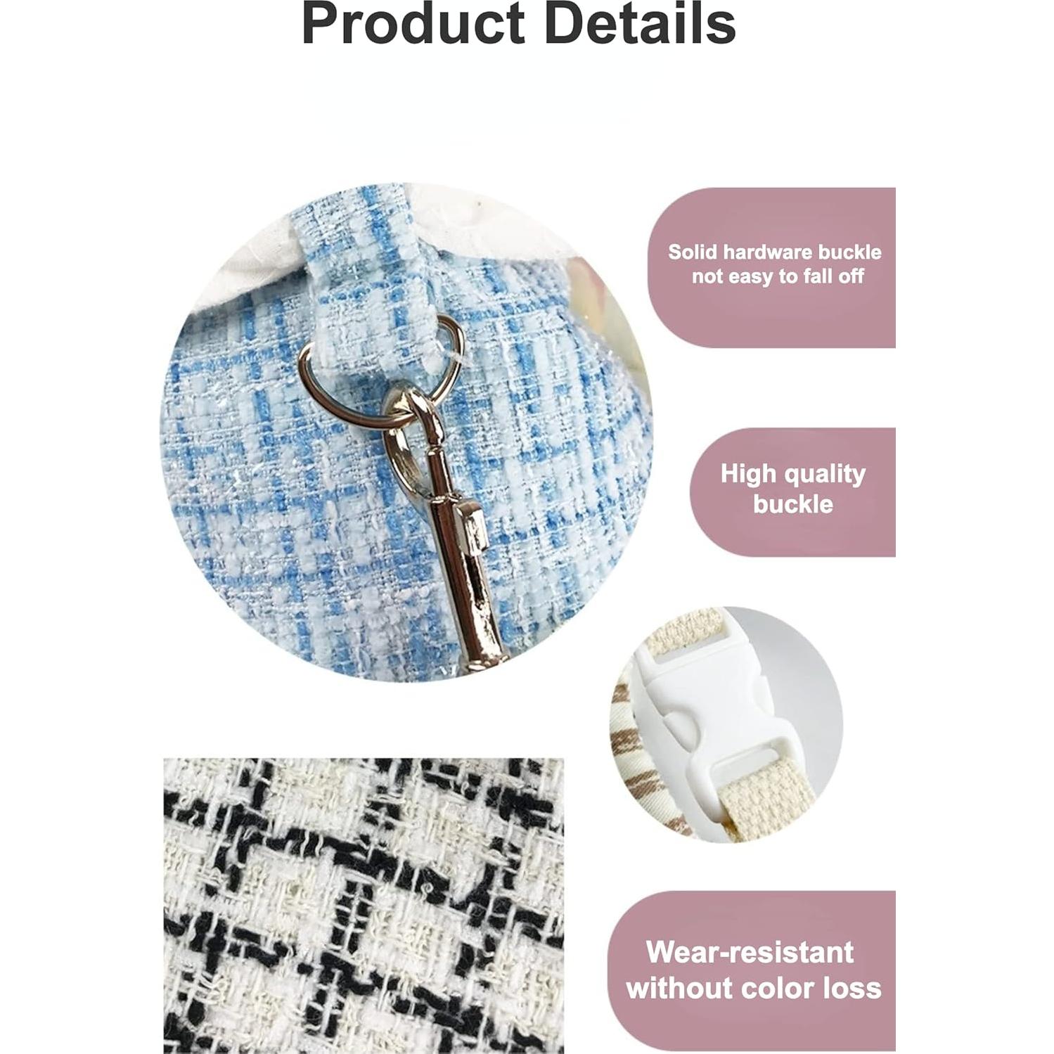 Conjunto Arnés y Correa para Conejos y Hurones S Flor